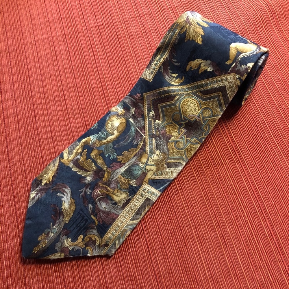 Villa Bugatti 100% Italian Silk Tie (Made in USA)
